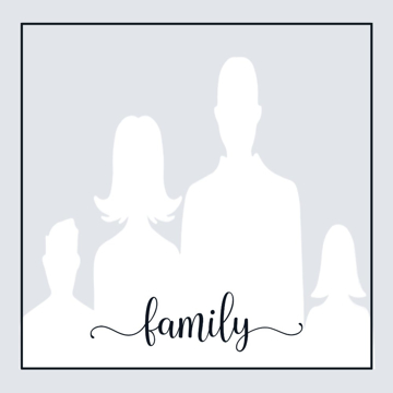 Picture of Metal Prints Family 13 - 12x12