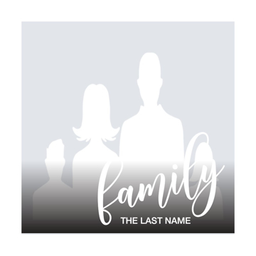 Picture of Metal Prints Family 23 - 12x12