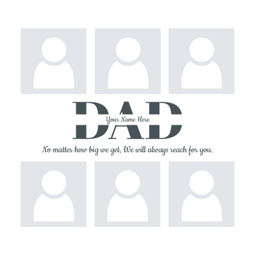 Picture of Metal Prints Family 26 - 12x12