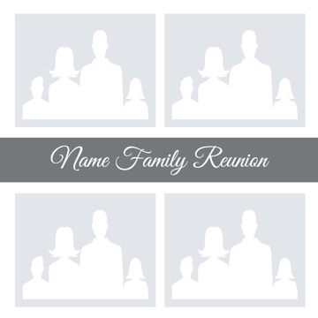 Picture of Metal Prints Family 32 - 12x12