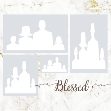 Picture of Metal Prints Family 1 - 16x16