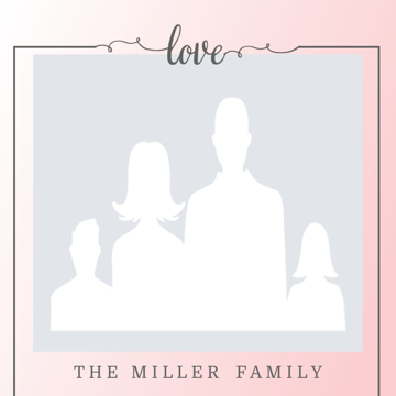 Picture of Metal Prints Family 2 - 16x16