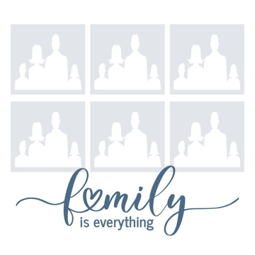 Picture of Metal Prints Family 22 - 16x16