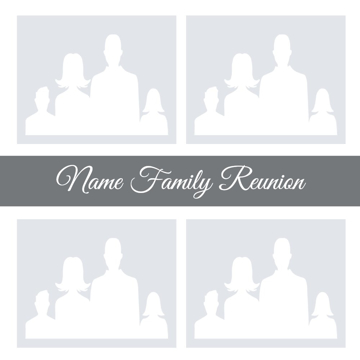 Picture of Metal Prints Family 32 - 16x16