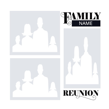 Picture of Metal Prints Family 33 - 16x16