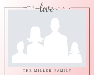 Picture of Metal Prints Family 2 - 16x20