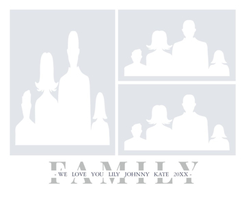 Picture of Metal Prints Family 11 - 16x20