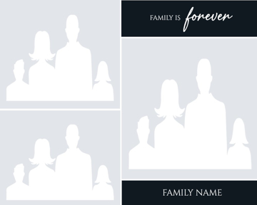 Picture of Metal Prints Family 16 - 16x20