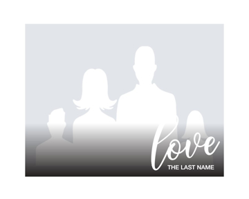 Picture of Metal Prints Family 20 - 16x20