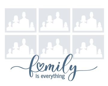 Picture of Metal Prints Family 22 - 16x20