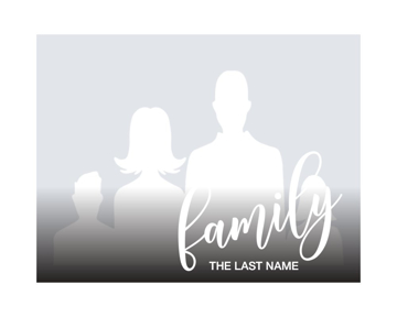 Picture of Metal Prints Family 23 - 16x20