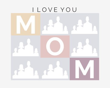 Picture of Metal Prints Family 25 - 16x20