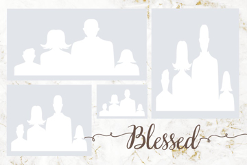 Picture of Metal Prints Family 1- 24x36