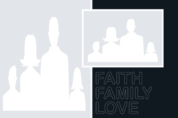 Picture of Metal Prints Family 3- 24x36