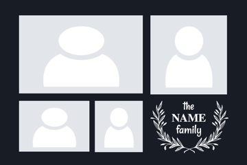 Picture of Metal Prints Family 18- 24x36