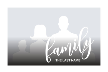 Picture of Metal Prints Family 23- 24x36