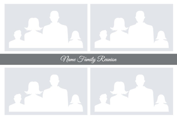 Picture of Metal Prints Family 32- 24x36