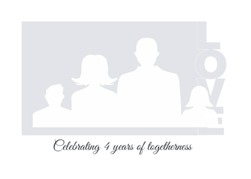 Picture of Acrylic Anniversary 4 - 5x7