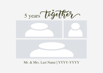 Picture of Acrylic Anniversary 9 - 5x7