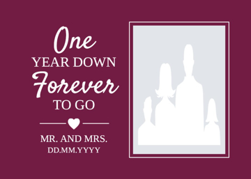 Picture of Acrylic Anniversary 13 - 5x7