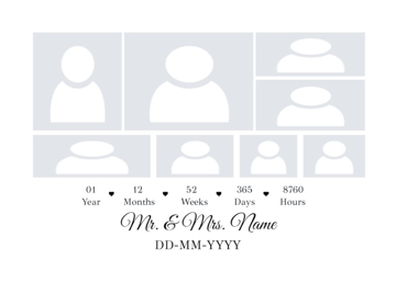 Picture of Acrylic Anniversary 15 - 5x7