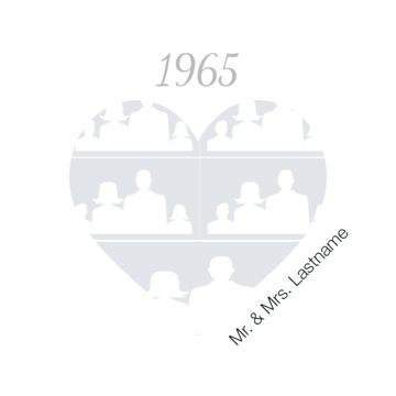 Picture of Acrylic Anniversary 5 - 8x8