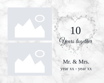 Picture of Acrylic Anniversary 1 - 8x10