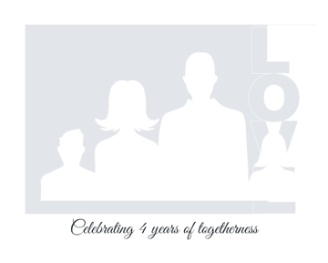 Picture of Acrylic Anniversary 4 - 8x10