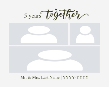 Picture of Acrylic Anniversary 9 - 8x10