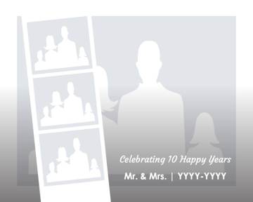 Picture of Acrylic Anniversary 11 - 8x10