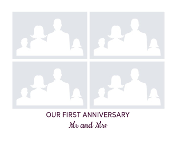 Picture of Acrylic Anniversary 12 - 8x10