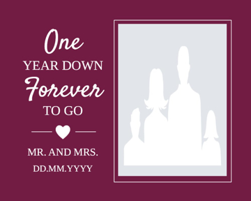 Picture of Acrylic Anniversary 13 - 8x10