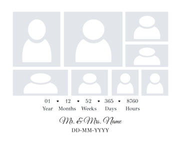 Picture of Acrylic Anniversary 15 - 8x10