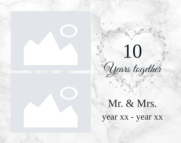 Picture of Acrylic Anniversary 1 - 11x14