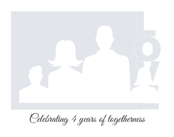 Picture of Acrylic Anniversary 4 - 11x14