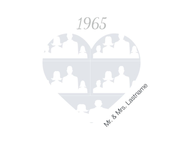 Picture of Acrylic Anniversary 5 - 11x14