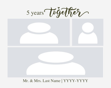 Picture of Acrylic Anniversary 9 - 11x14