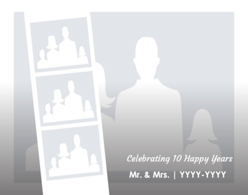 Picture of Acrylic Anniversary 11 - 11x14