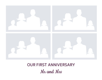 Picture of Acrylic Anniversary 12 - 11x14