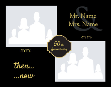 Picture of Acrylic Anniversary 14 - 11x14