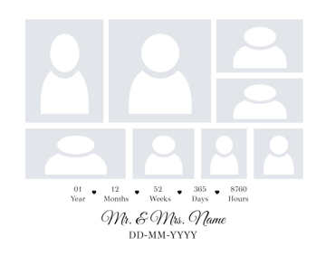 Picture of Acrylic Anniversary 15 - 11x14