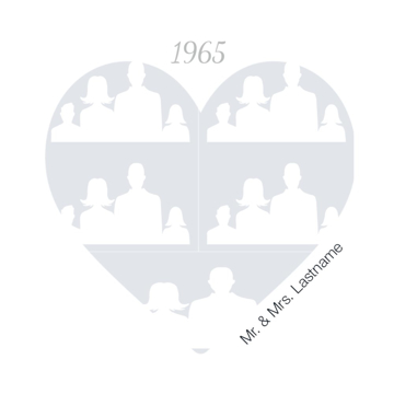 Picture of Acrylic Anniversary 5 - 16x16