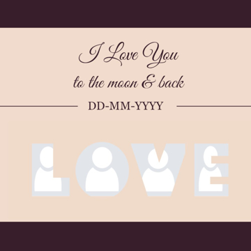 Picture of Acrylic Anniversary 6 - 16x16