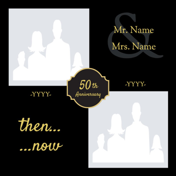 Picture of Acrylic Anniversary 14 - 16x16