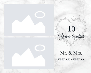 Picture of Acrylic Anniversary 1 - 16x20