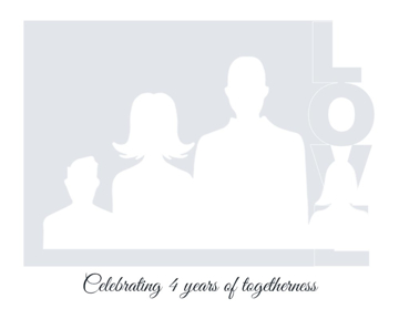 Picture of Acrylic Anniversary 4 - 16x20