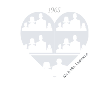 Picture of Acrylic Anniversary 5 - 16x20