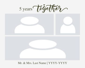 Picture of Acrylic Anniversary 9 - 16x20