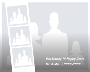 Picture of Acrylic Anniversary 11 - 16x20