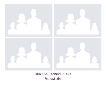 Picture of Acrylic Anniversary 12 - 16x20